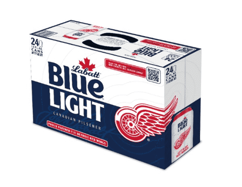 Detroit Red Wings branded Labatt Blue 24-Pack Detroit Red Wings branded Labatt Blue 24-Pack